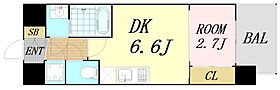 大阪府大阪市淀川区東三国2丁目（賃貸マンション1DK・7階・26.14㎡） その2