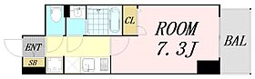 大阪府大阪市中央区松屋町住吉（賃貸マンション1K・2階・24.23㎡） その2