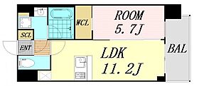 大阪府大阪市淀川区木川東4丁目（賃貸マンション1LDK・3階・40.68㎡） その2