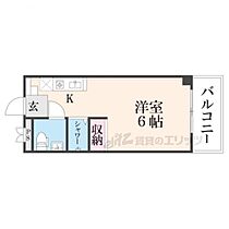 滋賀県草津市草津１丁目（賃貸アパート1R・3階・22.00㎡） その2