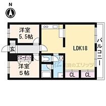 滋賀県大津市見世１丁目（賃貸マンション2LDK・5階・65.86㎡） その2