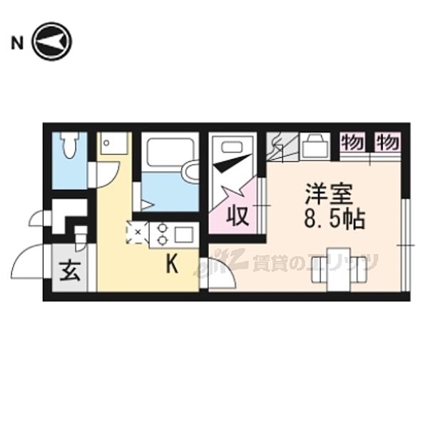 レオパレスサンライトパル 215｜滋賀県蒲生郡日野町大字松尾(賃貸アパート1K・2階・23.18㎡)の写真 その2