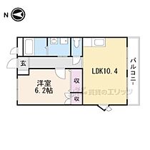 滋賀県湖南市岩根中央２丁目（賃貸アパート1LDK・2階・41.00㎡） その2