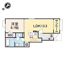 滋賀県東近江市建部日吉町（賃貸アパート1LDK・1階・50.01㎡） その2