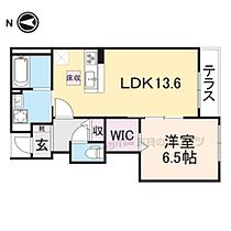 滋賀県長浜市山階町（賃貸アパート1LDK・1階・49.49㎡） その2