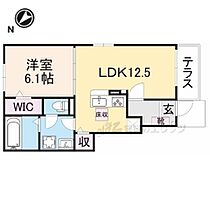 滋賀県彦根市高宮町（賃貸アパート1LDK・1階・44.70㎡） その2