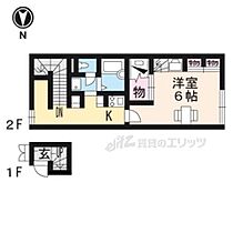 滋賀県長浜市南田附町（賃貸アパート1K・2階・28.02㎡） その2