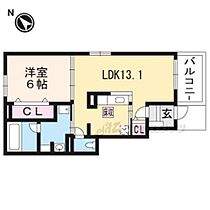 滋賀県東近江市聖徳町（賃貸アパート1LDK・1階・45.09㎡） その2