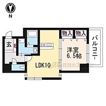 滋賀県大津市京町１丁目（賃貸マンション1LDK・2階・40.57㎡） その1