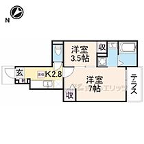 滋賀県米原市下多良２丁目（賃貸アパート2K・1階・31.65㎡） その2