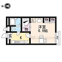 滋賀県大津市瀬田２丁目（賃貸アパート1K・2階・19.87㎡） その1