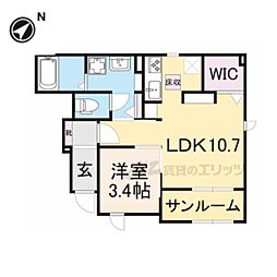 間取図画像 1LDK