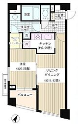 パトリス26 3階1LDKの間取り