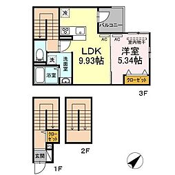 間取図画像 1LDK