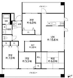 T'sgarden東陽町 4SLDKの間取図画像