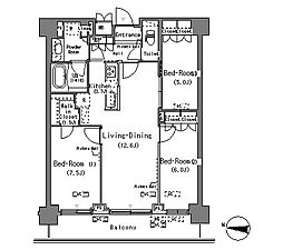 ParkAxis辰巳STAGE 3LDKの間取図画像