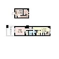 レジデンスシャルマン月島7階22.3万円
