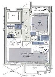 ロイヤルシーズン西麻布 1LDKの間取図画像