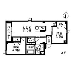物件の間取り