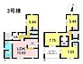 間取り：3号棟　4LDK＋S　土地面積127.86m2　建物面積110.55m2