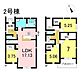 間取り：2号棟　4LDK＋S　土地面積200.36m2　建物面積101.03m2