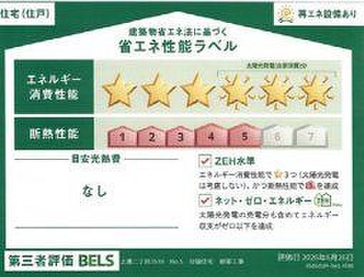 省エネ性能ラベルを拡大表示
