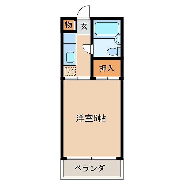 都市ガスステラシアつくば 415｜茨城県つくば市天久保２丁目(賃貸マンション1K・4階・19.00㎡)の写真 その2