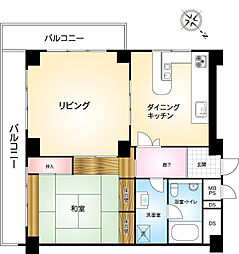 間取図画像 1LDK