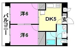 間取図画像 2DK