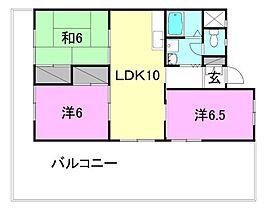 第2日興マンション 501 号室 ｜ 愛媛県松山市宮西2丁目（賃貸マンション3LDK・5階・60.78㎡） その2