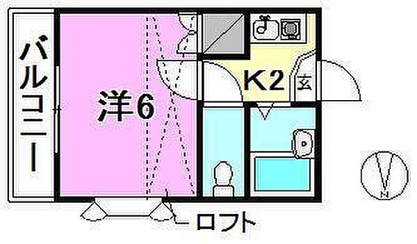 メゾン和泉北 201 号室｜愛媛県松山市和泉北3丁目(賃貸アパート1K・2階・18.11㎡)の写真 その2