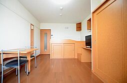 レオパレスとねりこ1 212 号室 2階1Kのリビング/ダイニング