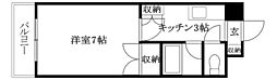 間取図画像 1K