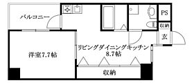 アプトンパーク21 603 号室 ｜ 愛媛県松山市花園町（賃貸マンション1LDK・6階・36.05㎡） その2