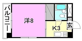 第2パールハイツ 406 号室 ｜ 愛媛県松山市清水町1丁目（賃貸マンション1K・4階・18.70㎡） その2