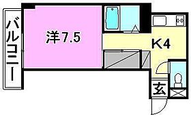 クレッシェンド 503 号室 ｜ 愛媛県松山市平和通1丁目（賃貸マンション1K・5階・27.30㎡） その2