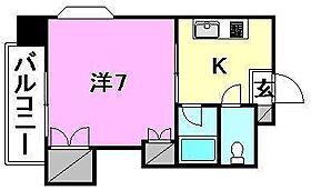 ジョイフル東野 410 号室 ｜ 愛媛県松山市東野6丁目（賃貸マンション1K・4階・24.80㎡） その2