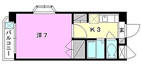 ジョイフル第3小坂 201 号室 ｜ 愛媛県松山市小坂4丁目（賃貸マンション1K・2階・22.91㎡） その2