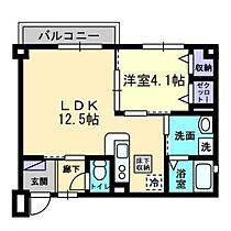 フォブール平和通 103 号室 ｜ 愛媛県松山市平和通3丁目（賃貸マンション1LDK・1階・40.04㎡） その2