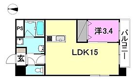 メゾンドール平和通 705 号室 ｜ 愛媛県松山市平和通3丁目（賃貸マンション1LDK・7階・44.55㎡） その2