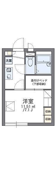 レオパレスＩＫＵＳＨＩ 205 号室｜愛媛県松山市生石町(賃貸アパート1K・2階・19.87㎡)の写真 その2