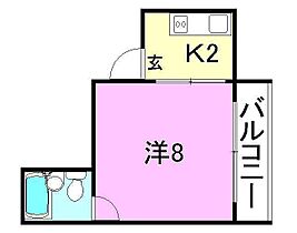 緑町ハイツ 403 号室 ｜ 愛媛県松山市緑町1丁目（賃貸マンション1K・4階・24.29㎡） その2