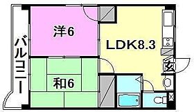 ＹＴＭ中村 303 号室 ｜ 愛媛県松山市中村5丁目（賃貸マンション2LDK・3階・40.92㎡） その2