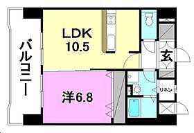 スカイタワー勝山 1303 号室 ｜ 愛媛県松山市勝山町1丁目（賃貸マンション1LDK・13階・43.47㎡） その2