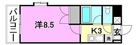 フェニックス東石井 406 号室 ｜ 愛媛県松山市東石井4丁目（賃貸マンション1K・4階・24.94㎡） その2