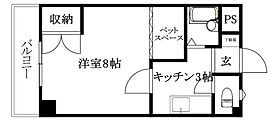 サンテラスT 303 号室 ｜ 愛媛県松山市宮西3丁目（賃貸マンション1K・3階・27.88㎡） その2