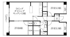 竹乃井ビル 203 号室 ｜ 愛媛県松山市南久米町（賃貸マンション3LDK・2階・69.12㎡） その2