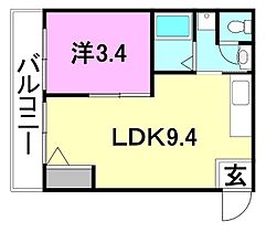 ピカデリーサーカス築山 306 号室 ｜ 愛媛県松山市築山町（賃貸マンション1LDK・3階・29.72㎡） その2