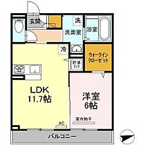 スーペリア　ガーデン　Ｍ　Ａ棟 203 号室 ｜ 愛媛県松山市南江戸1丁目（賃貸アパート1LDK・2階・46.75㎡） その2