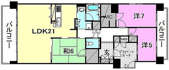 クレアホームズ松山三番町_間取り_0